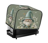 2 Slice Toaster Cover Pastoral Floral Gnome
