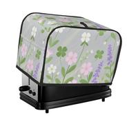 2 Slice Toaster Cover, Waterproof Toaster Dust Cover Small Wildflowers Machine Bread Maker Protector For Small Kitchen Appliance Dining Room Home Table Decor Gifts