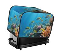 2 Slice Toaster Cover, Waterproof Toaster Dust Cover Various Fish Coral Reefs Machine Bread Maker Protector For Small Kitchen Appliance Dining Room Home Table Decor Gifts