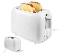 2 Slice Toaster Wide Slot, White Bread Toaster with 6 Browning Settings, High Lift Feature, Frozen, Reheat, Stop functions, Slide-out Crumb Tray, Compact Home Toasters Oven Toaster Breakfast Machine