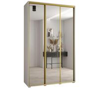 2 Sliding Mirror Wardrobe Adult Dressing Armoire 3Door Clothing Cabinet Modern Closet Solut
