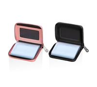 2 Small and Portable Card Holders, Anti-Theft Swipe Id Protective Cover, Large-Capacity Card Storage Box, Suitable for Credit Cards and Id Cards.