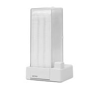 2 Smart Touch-Control Cosmetic Cotton Holder, Wall-Mounted Dispenser with Detachable Storage for Skincare Makeup Tool