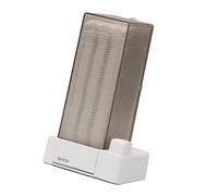 2 Smart Touch-Control Cosmetic Cotton Holder, Wall-Mounted Dispenser with Detachable Storage for Skincare Makeup Tool
