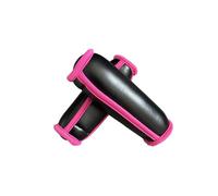 2 Soft Dumbbells with Handle 1 Lb Total Walking Weights with Hand Strap Carry Bag for Jogging Exercise Fitness Workout- Black Pink