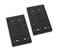 2 Soft Sponge Sander Backing Interface Replacement Pads for Festool RTS 400 | 16 Dust Extraction Holes, Flexible Cushioned Pads to Conform to Curves, Contours and Profiles, Double Pack Sanding Pad Saver