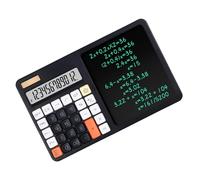 2. Solar Desktop Calculator 12-Digit LCD Display With Writing Pad Power Supply For Business Accounting Solar Power Calculator For Outdoor Use