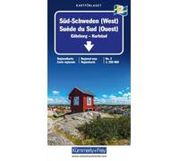 2 South-Sweden (West) Road Map: Göteborg - Karlstad (Regional maps - Sweden)