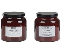 Set of 2 Scented Candles ABSOLUTE ALCHEMY Soy Wax Fruity Notes Fresh Notes
