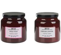 Set of 2 Scented Candles ABSOLUTE ALCHEMY Soy Wax Fresh Notes