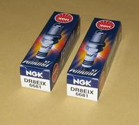 2 Spark Plugs NGK Iridium DR8EIX For Suzuki GSX 400 GS40X