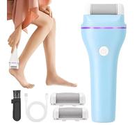 2-Speed Cordless Electric Callus Remover, 2025 New Electric Foot File, Hard Skin Remover with Replacement Rollers Foot, Foot Files for Hard Skin for Dry Dead Skin Cracked Heels Calluses (Blue)