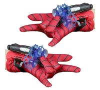 2 Spider Gloves Spider Web Throwers for Kids and Adults - Suction Cup Dart Throwers - Comics Super Hero Disguise - Cosplay Costume - Original Corner®