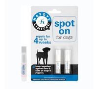 2 Spot On For Dogs Flea & Tick Repellent - 2 Tubes, Pet Grooming Kit Repel, Up To 4 Weeks Insect Treatment, Kills Fleas Ticks Lice, Puppies, Supplies, Pet Accessories