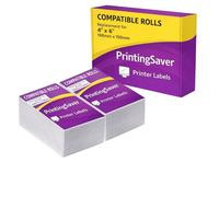 2 Stack 100x150mm Shipping Address Lables Compatible for Zebra GK420D GX420D GK420T Toshiba TEC B-SV4D B-SV4T B442 Citizen CLP521 CLP621 CLP631 CLS521 Eltron TLP2742 Orion 2442 2443 500PCS/Stack