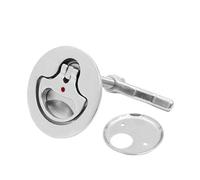 2" Stainless Steel Flush Hatch Latch with Turning Lift Handle for Marine Boat Deck Hardware