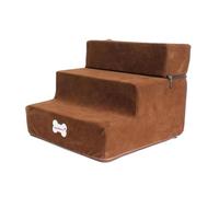 2 Stair Step, The Outer Layer Of Has High Resilience And Is Not Easy To Deform Dog Stairs For Sofa,Removable Three-layer Staircase Removable And Washable Stair Climbing Ladder