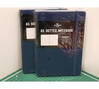 2 Stationery island A5 Dotted Medium Notebook Blue Hardcover Bullet Grid Journal