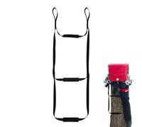 2-Step Hunting Climbing Aider with Anti-Skidding Steps, 43.5 Inch Portable Hunting Tree Climbing Rope Ladder for Outdoor Sports Rock Climbing Caving Mountaineering