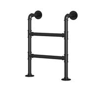 2 Steps Basement Window Well Egress Exit Ladder,Wall Mounted Metal Step Ladders,Wall/Floor-Mounted Ladders For Home,Metal Step Ladder For RV Attic Bunk Bed,Loft Steps For Dorm Beds(80cmx45cm)