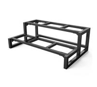 2 Steps Metal Stair Step Stringers, Heavy Duty Galvanised Stair Stringer,660 LBS Capacity for Camper, Trailer, Mobile Home, Porch (Width 80 cm, Height 34 cm)