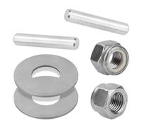 2 Stes Prop Nut Kit E Mkp 34 For Minn Kota 1865019 Shear Pin, Fits Trolling Motor Shear Pin And Washers Kit Replacement For Minn Kota Parts Mkp 33 Mkp 38 Propellers Including Prop Nuts Washers
