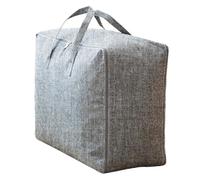 2 Storage Bags XXL,Large Storage Bags with Zips for Duvets, Heavy Duty Dust Proof for Moving House,Fabric Storage Bag for Clothes, Bedding (84L:60 * 50 * 28cm*2)