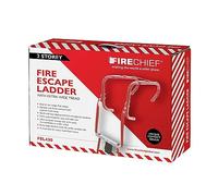 2 Storey Fire Escape Ladder - 14.1ft 4.30m Long - 300mm Wide Foot Hold
