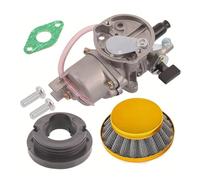 2 Stroke Carb Carburetor with Pod Air Filter Manifold Inlet Pipe for 43cc 47cc 49cc Cooled Mini ATV Quad Dirt Pocket Bike(AF0110-Gold)