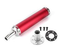 2 Stroke Exhaust Silencer - Exhaust Muffler Motorcycle Stainless Steel Exhaust Silencer Motorcycle Stainless Steel Exhaust Muffler Silencer 20Mm/0.8In Modified Parts For 2 Stroke Motorcycle