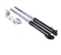, 2 Stroke Front Fork Shocker Upside Down Suspension Fork Compatible With Triple Dirt Pit Pro Trail Motocross Bike 19 Inch Black