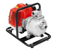 2 Stroke Gasoline Engine Water Pump, 43cc 1.7hp Portable Engine Water Pump Single Cylinder Air Cooled with Replacement Air Filter, Max Speed 8500rpm for Irrigation Landscaping Urban Maintenance