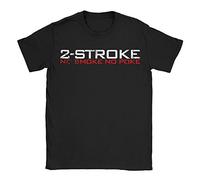 2-Stroke Mens T-Shirt Medium Black Mens Racing Motor Bike Gift Biker for Dad Uncle
