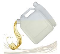 2 Stroke Mixing Bottle, 4L Large Capacity Chainsaw Gas Can, Sturdy 1 Gallon Chainsaw Gas Can, 2 Stroke Oil Mixing Fuel Tank 25:1/50:1/40:1/20:1 for Strimmer Cutter Trimmer