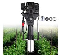 2-Stroke Petrol Fence Post Driver with Tool Kit and Carry Case | Powerful 2-Stroke Petrol Handheld Fence Post Driver with Carry Case, Ideal for Agricultural Buildings and Garden Projects