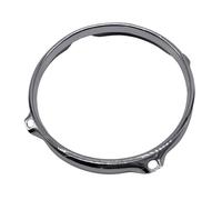 2. Studio-Grade 1.2mm Thick Aluminum Rim Quick-Install Silver Plated Percussion Hardware For Musicians Professional Drum Accessories