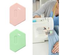 2 Stück Magnetic Seam Guide For Sewing Machine, Sewing Machine Suture Positioning Accessories, Polygonal Strong Magnetic Gauge, Multi-Purpose Edge Guard Positioning Tool, For Precision Stitching