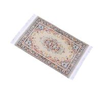 2. Sturdy Child-Safe Carpet Easy-Clean Traditional Motifs For Home Flooring & Creative Spaces Luxury Miniature Carpet For Doll Rooms