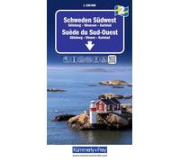2 Sweden Southwest Road Map: Göteborg-Vänersee-Karlstad (Regional maps - Sweden)