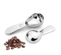 2 Tablespoon Measuring Spoon, Coffee Scoop Stainless Steel With Accurate Measurement Short Handle Metal Spoons 2Pcs Set For Tea Sugar Flour (1 tbsp & 2 tbsp)