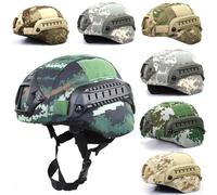 (2) Tactical Helmet Cover for Fast MH PJ BJ Helmet Airsoft Paintball Army Helmet Cover Military Accessories