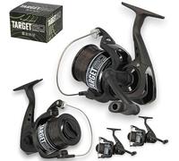 2 TARGET 50 Coarse Fishing Reel 10lb Line Angling Pursuits Freshwater Spinning