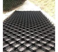 2" Thick Geo Grid Ground Grid for Gravel Base - 1885 lbs/sq ft Tensile Strength, Perfect for Driveways, Parking Lots, Shed Foundations, and Grass Reinforcement - Available in 3ft to 30ft