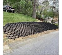 2" Thick Gravel Grid Easy Install & Cut Stabilizer for Sidewalks & Slopes Ideal for Driveways Rainwater Drainage Holes Durable Ground Reinforcement.