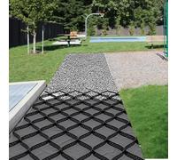 2" Thick Gravel Grid for Driveway Stabilization, Durable Geo Grid 3ft-30ft, Versatile for Parking, Gardens, Patios, Heavy-Duty Ground Grid for Driveways
