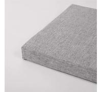 2" Thick High Density Foam Bench Cushion for Outdoor Seating NonSlip Patio Swing & Dining Chair Pad Window Seat & Piano Seat Light Grey 12x39 inches