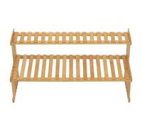 2-Tier Bamboo Desktop Plant Stand