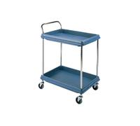Deep Ledge Trolley 2 Tier Blue H1041 x W832 x D546mm
