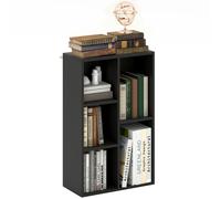 2 Tier Bookshelf Storage Cube Shelf Bookcase Display Unit White Oak Cabinet