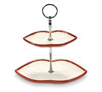 2 tier cake stand, Wouters & Hendrix Red one size
